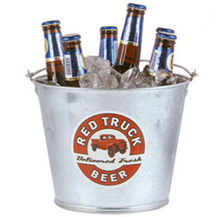 5 Quart Custom Galvanized Metal Bucket main image